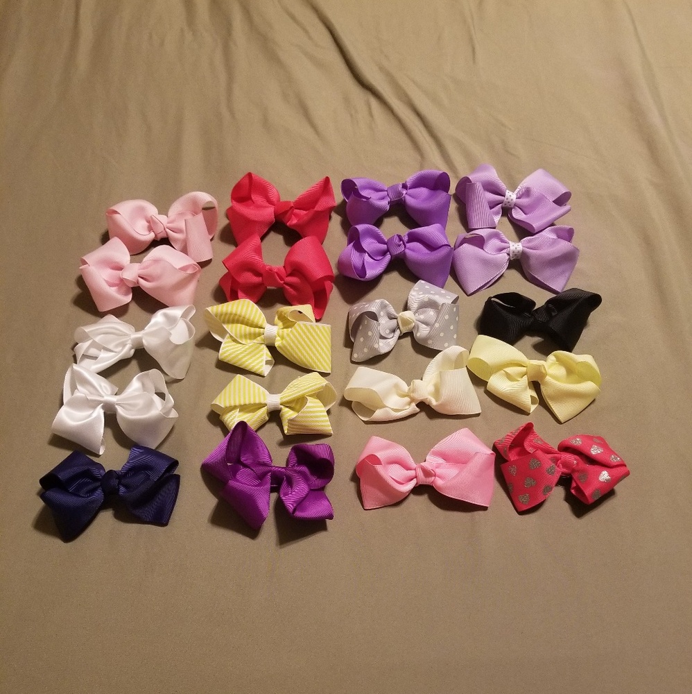 🎀🎀Lot of 20 4” Mixed Infant Hair bows🎀🎀